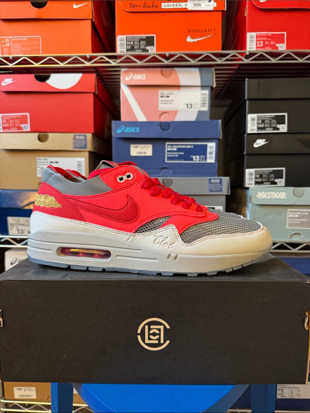 Nike x CLOT Air Max 1 - Kiss of Death Solar Red - Men’s Size 12